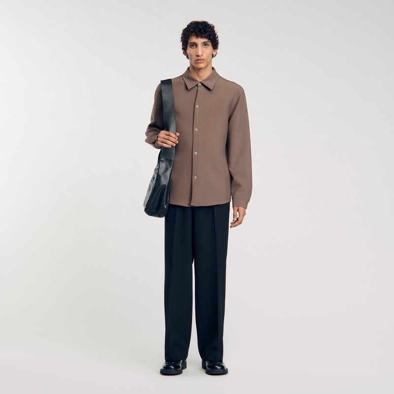 Sandro LONG-SLEEVED JERSEY SHIRT outlook