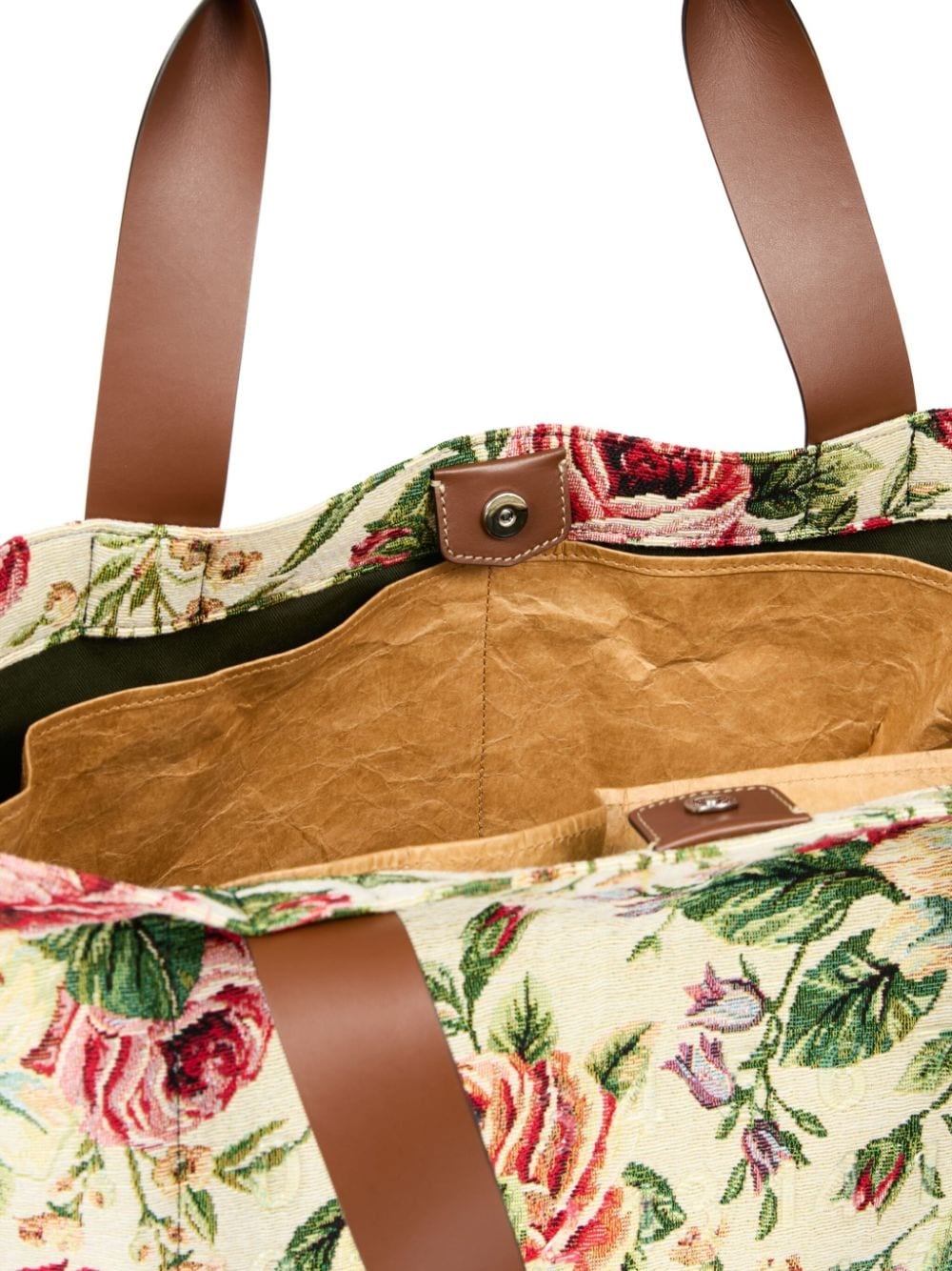 large floral-print tote bag - 5