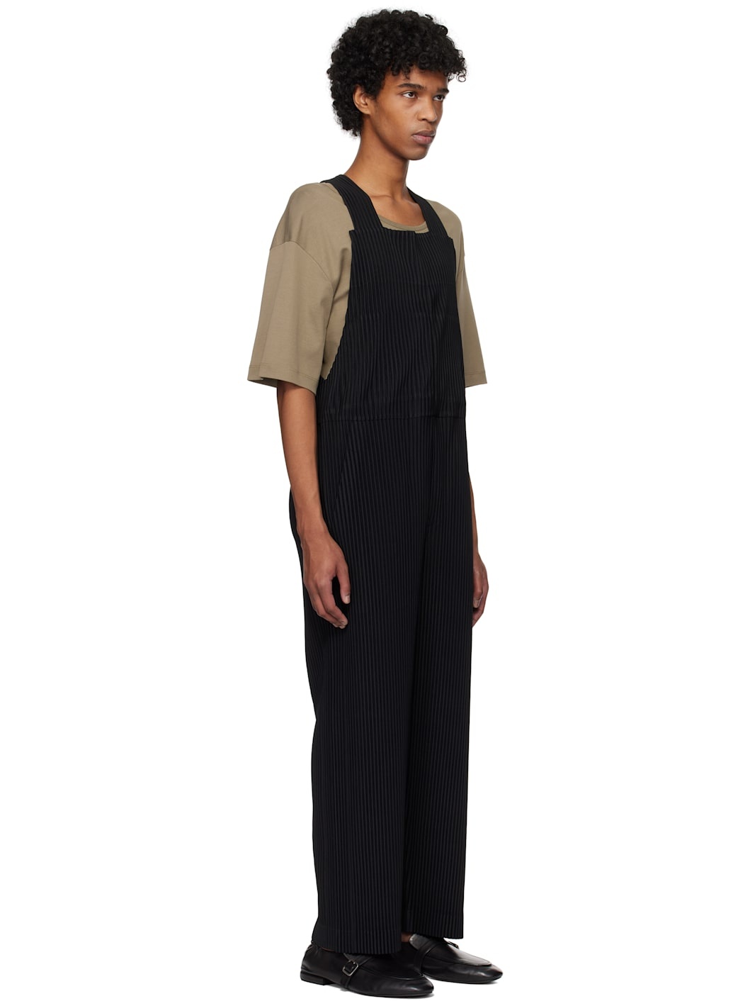 Black Pleats Bottoms 1 Jumpsuit - 2