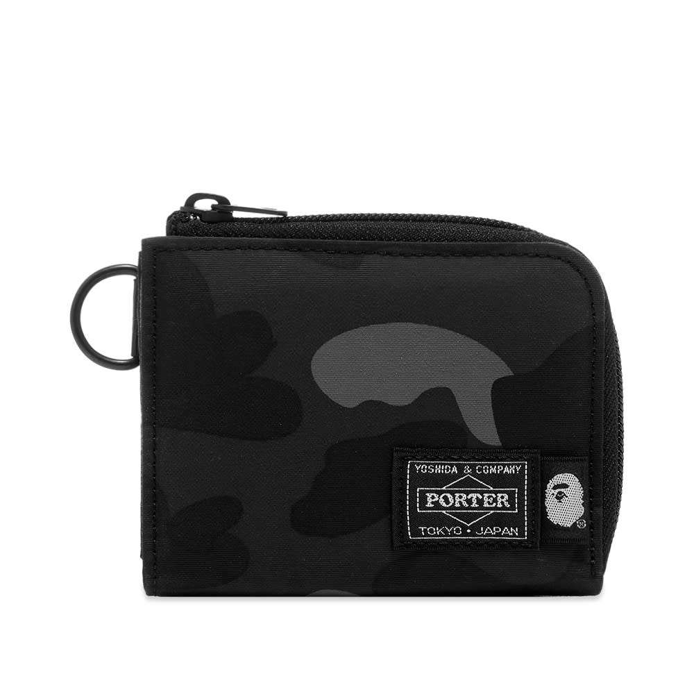 A Bathing Ape x Porter Colour Camo Mini Wallet - 1