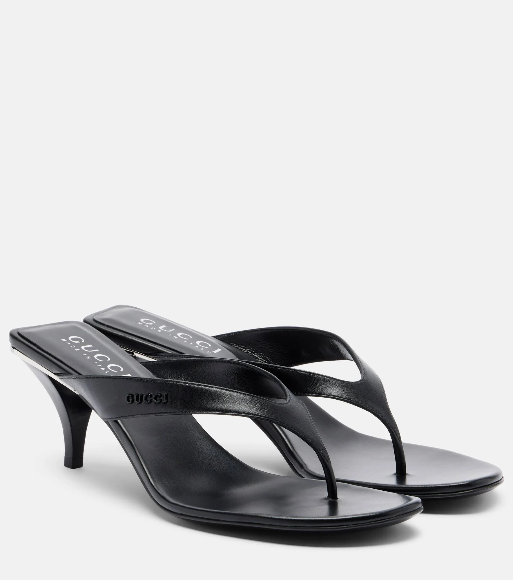 Vittoria leather thong sandals - 1