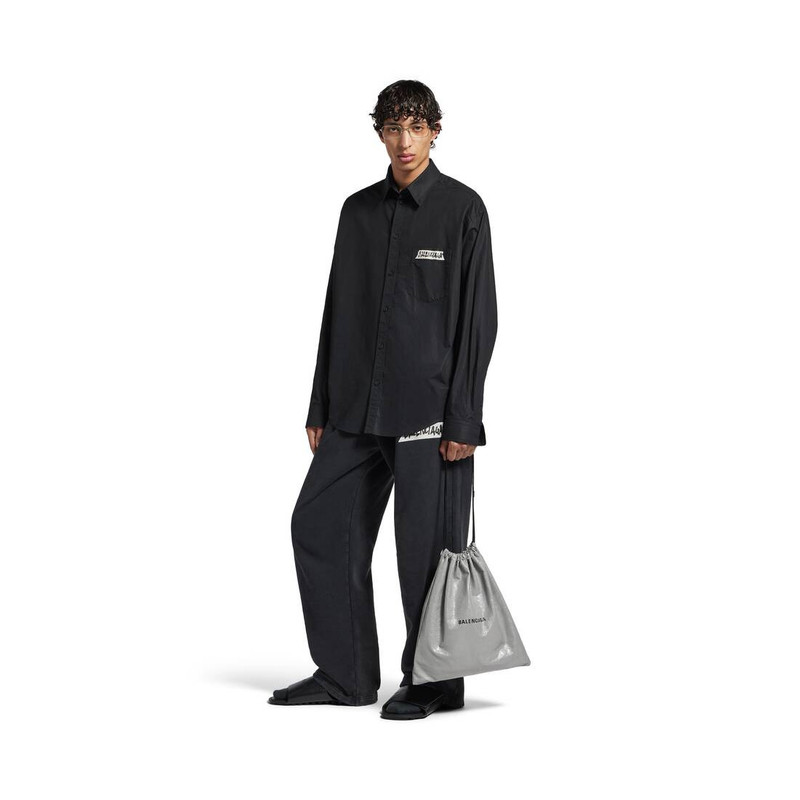 Men's Shopper Dust Bag Pouch in Balenciaga Grey 7