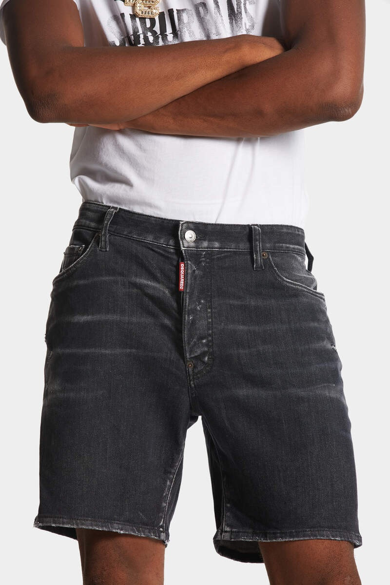 BLACK CLEAN WASH MARINE SHORTS 5