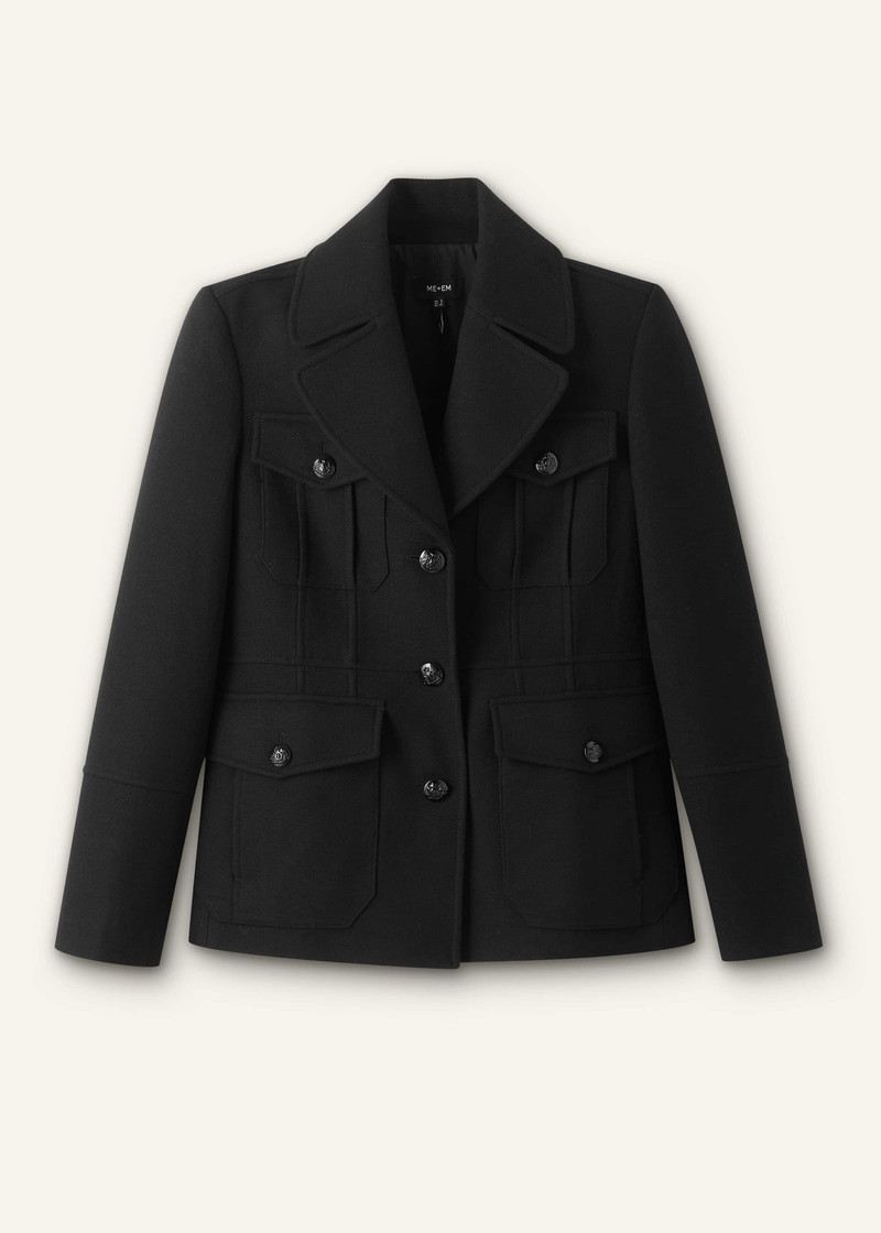 Fitted Military Jacket - 1