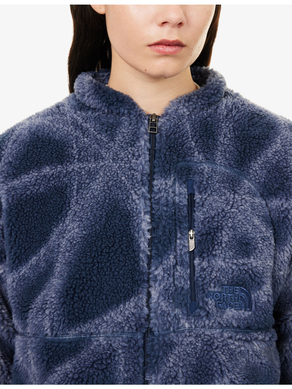 Ex Pile Logo-Embroidered Fleece Jacket - 5
