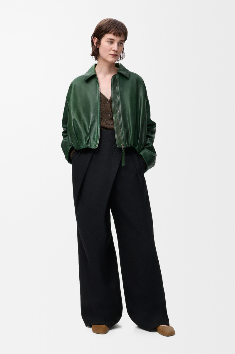 Loewe Draped jacket in nappa lambskin outlook