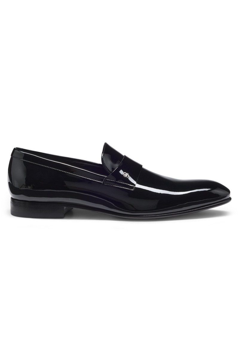 PENNY LOAFERS IN PATENT FAUX LEATHER 1
