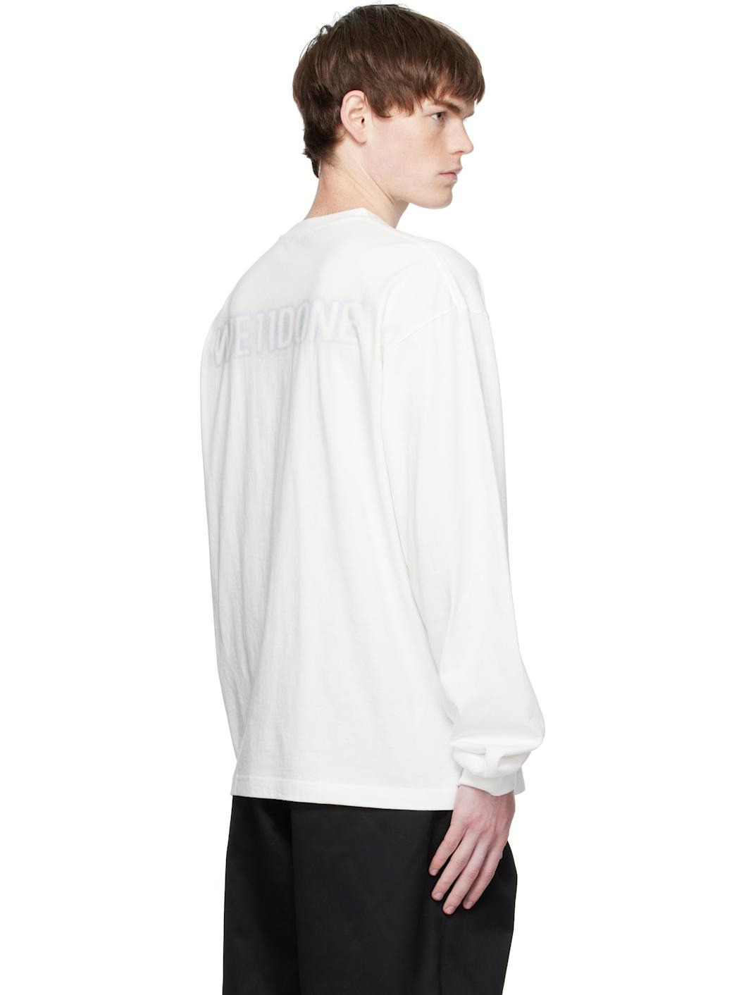 White Glow Teddy Long-Sleeved T-shirt - 3
