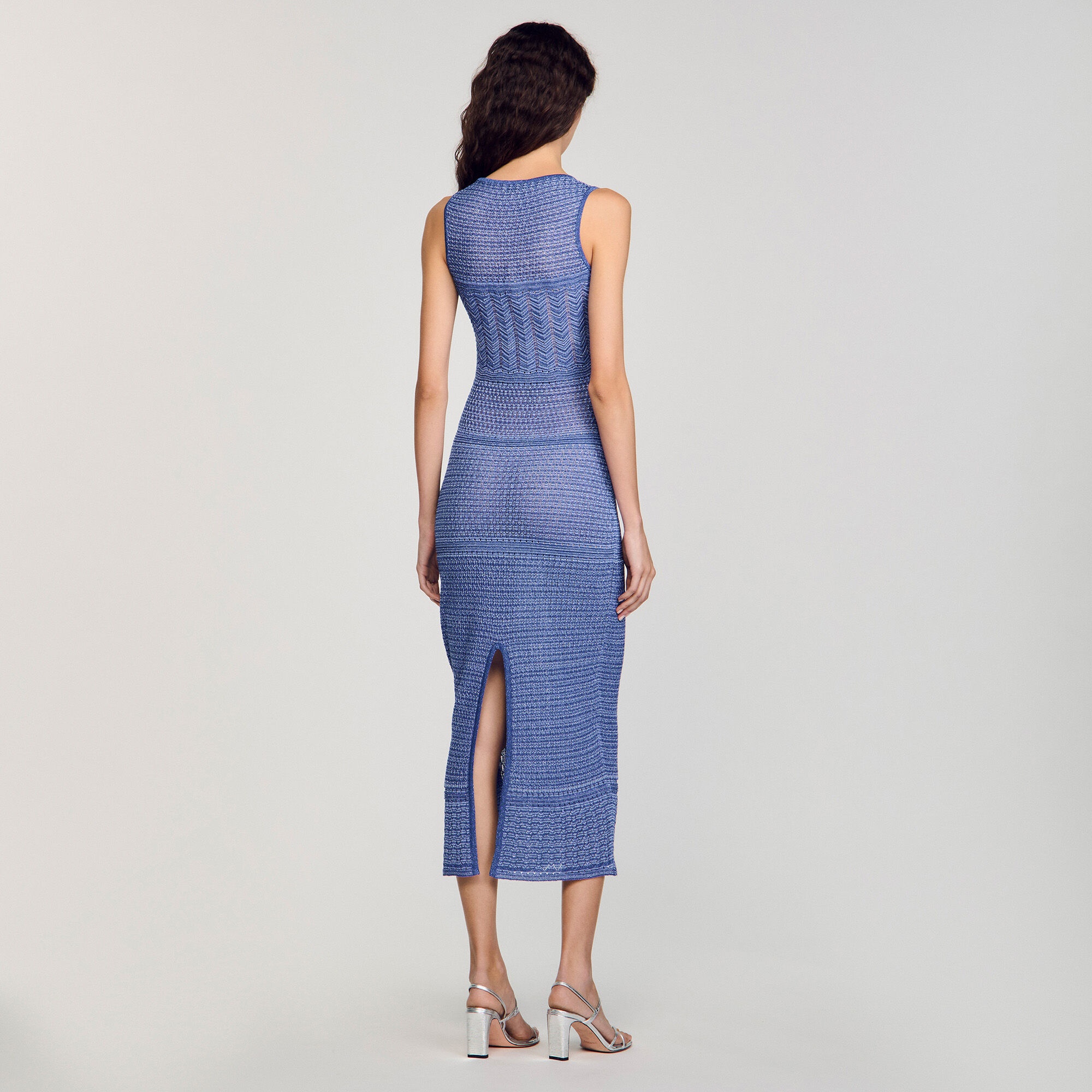 KNIT MIDI DRESS - 5