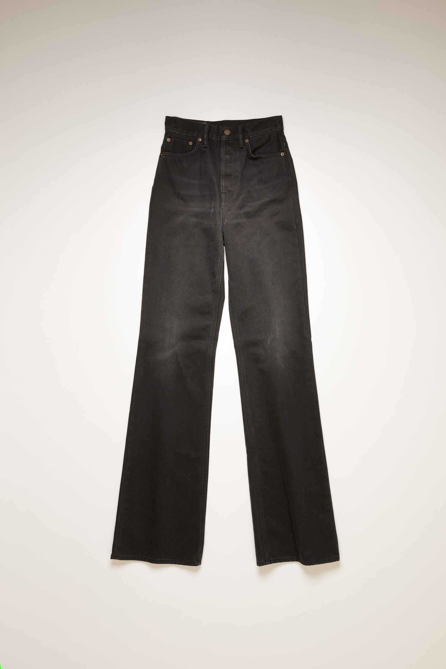 Bootcut fit jeans washed black - 1