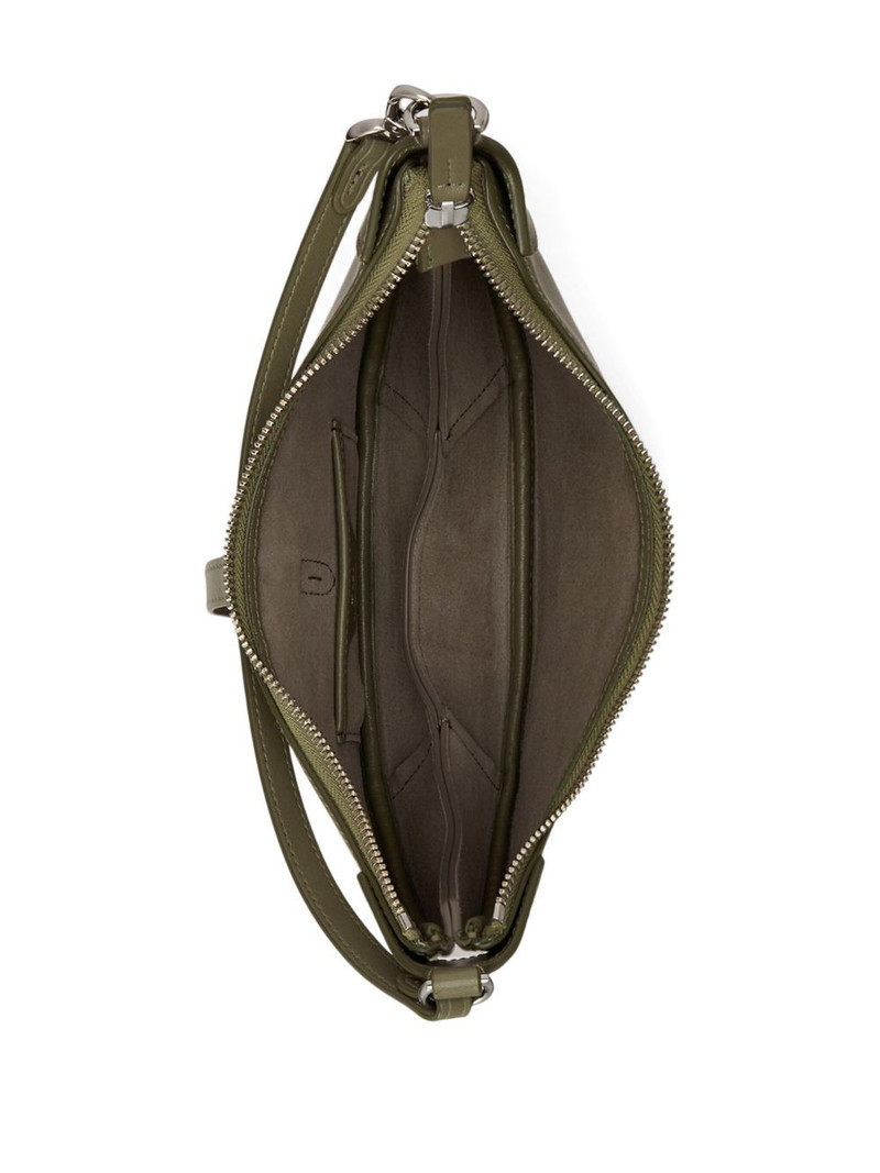 logo-detail leather shoulder bag 5