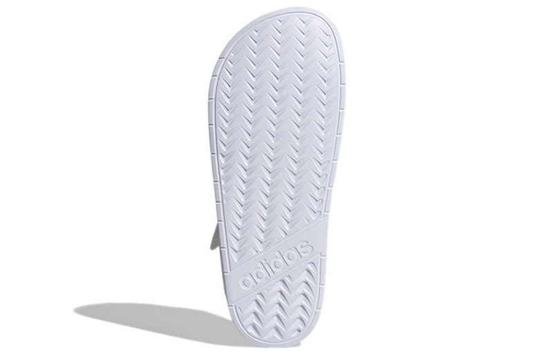 (WMNS) adidas Adilette Sandal 'White Champagne Metallic' H03266 6