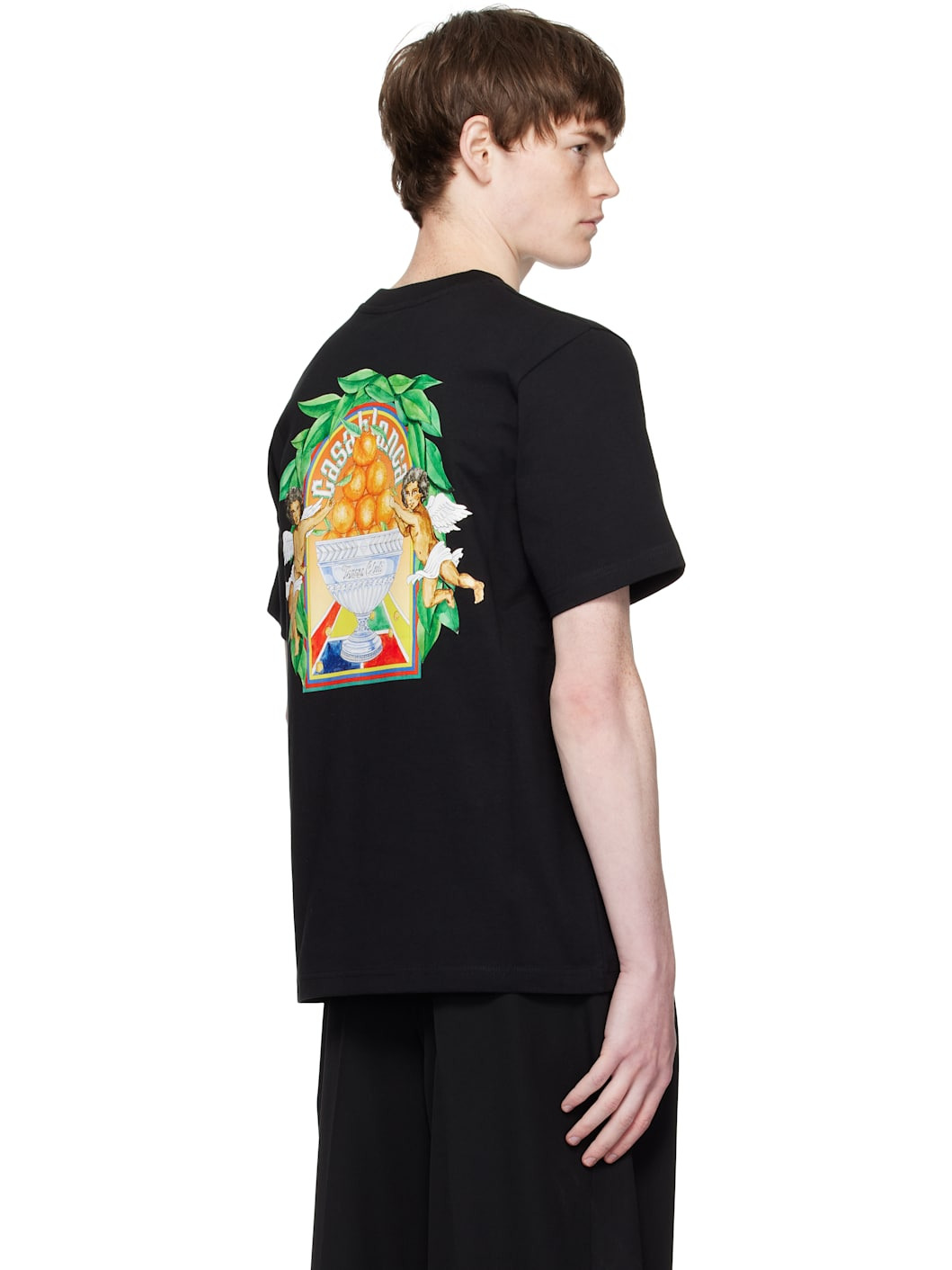 Black Triomphe D'Orange Short-Sleeve T-Shirt - 3