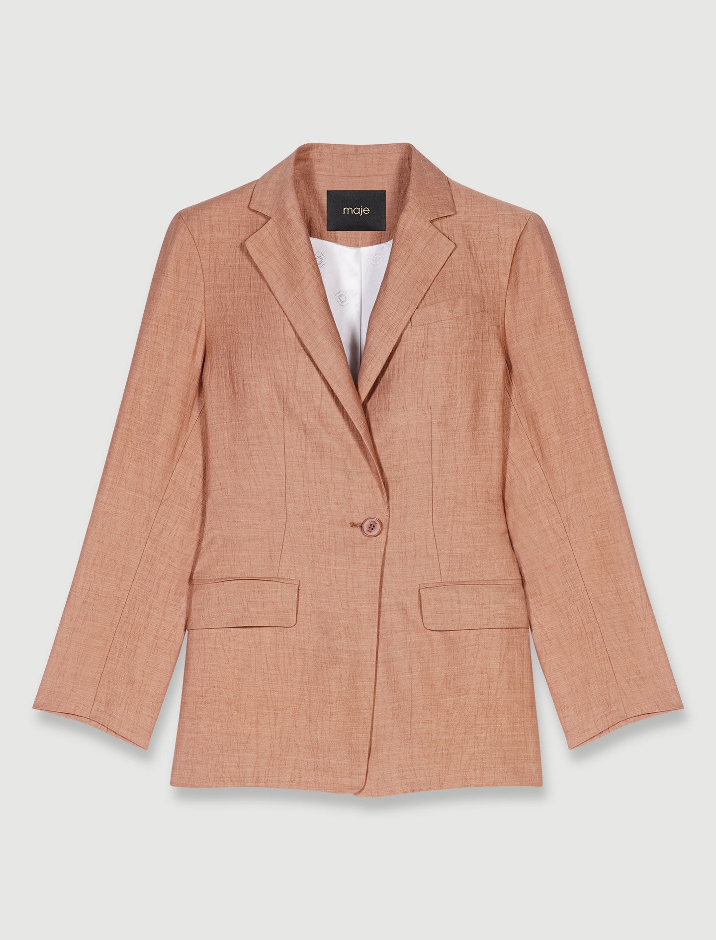 Linen suit jacket - 1