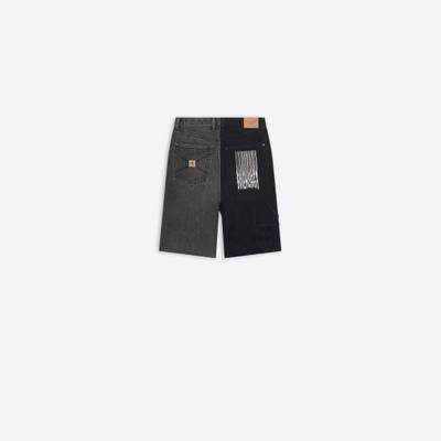 BALENCIAGA Men's 50/50 Shorts in Black outlook