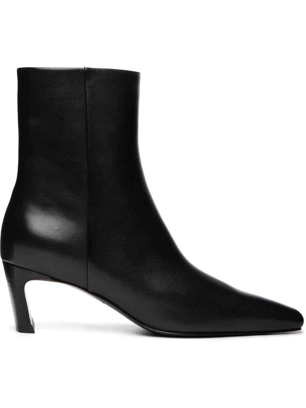 Black Kai Leather Ankle Boots - 1