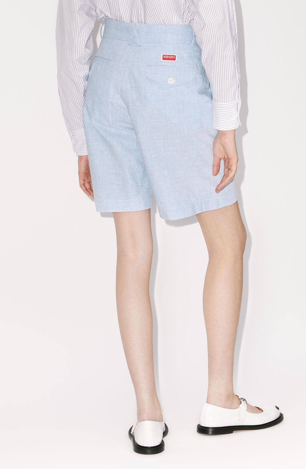 Tailored linen shorts - 5