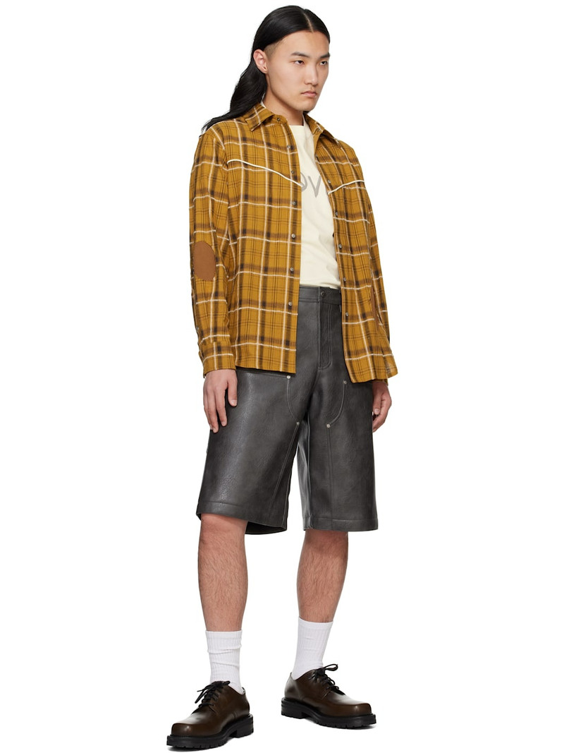 Andersson Bell Yellow Noah Patch Check Shirt outlook