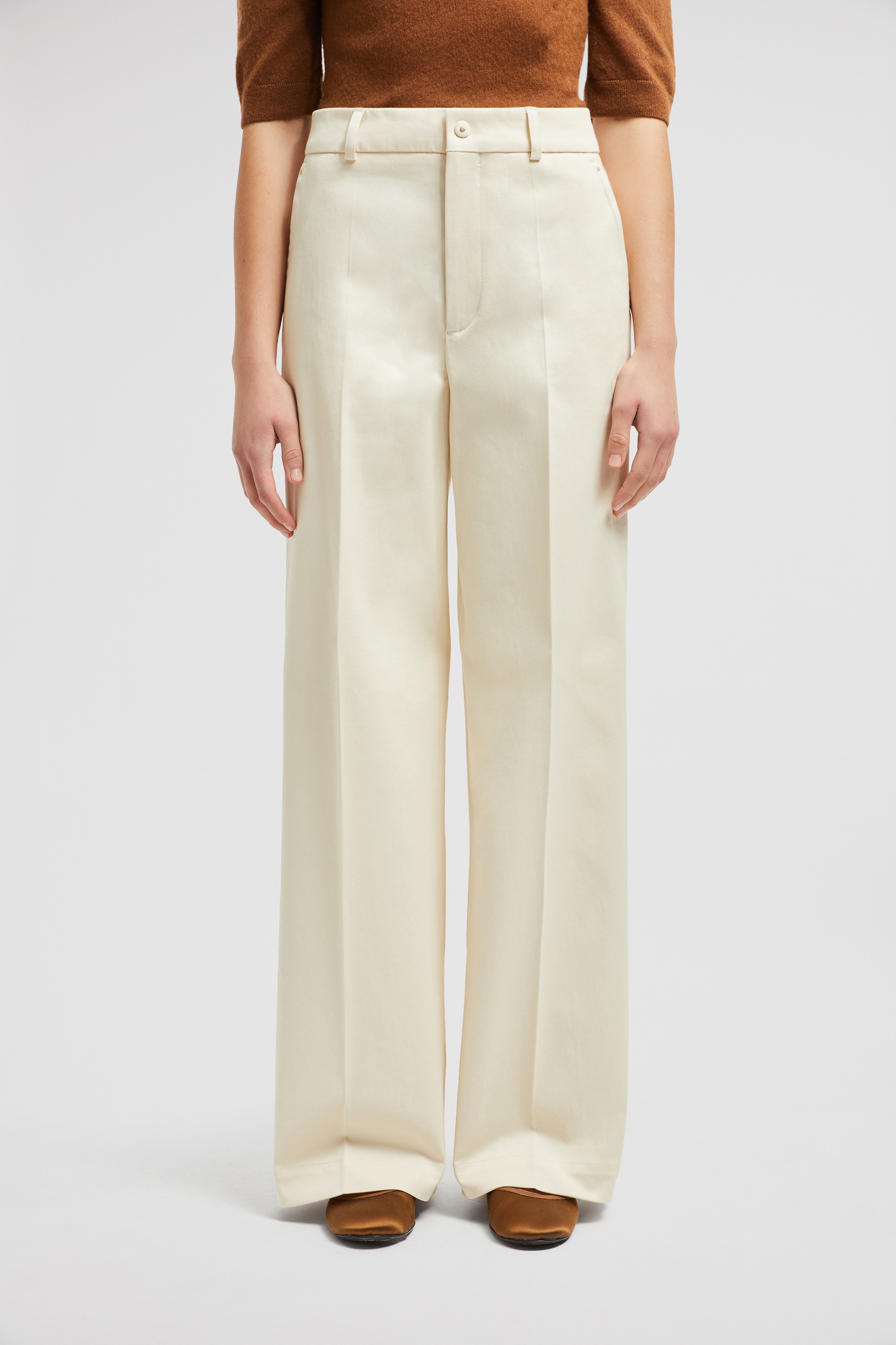 Tailored Cotton Gabardine Pants - 3