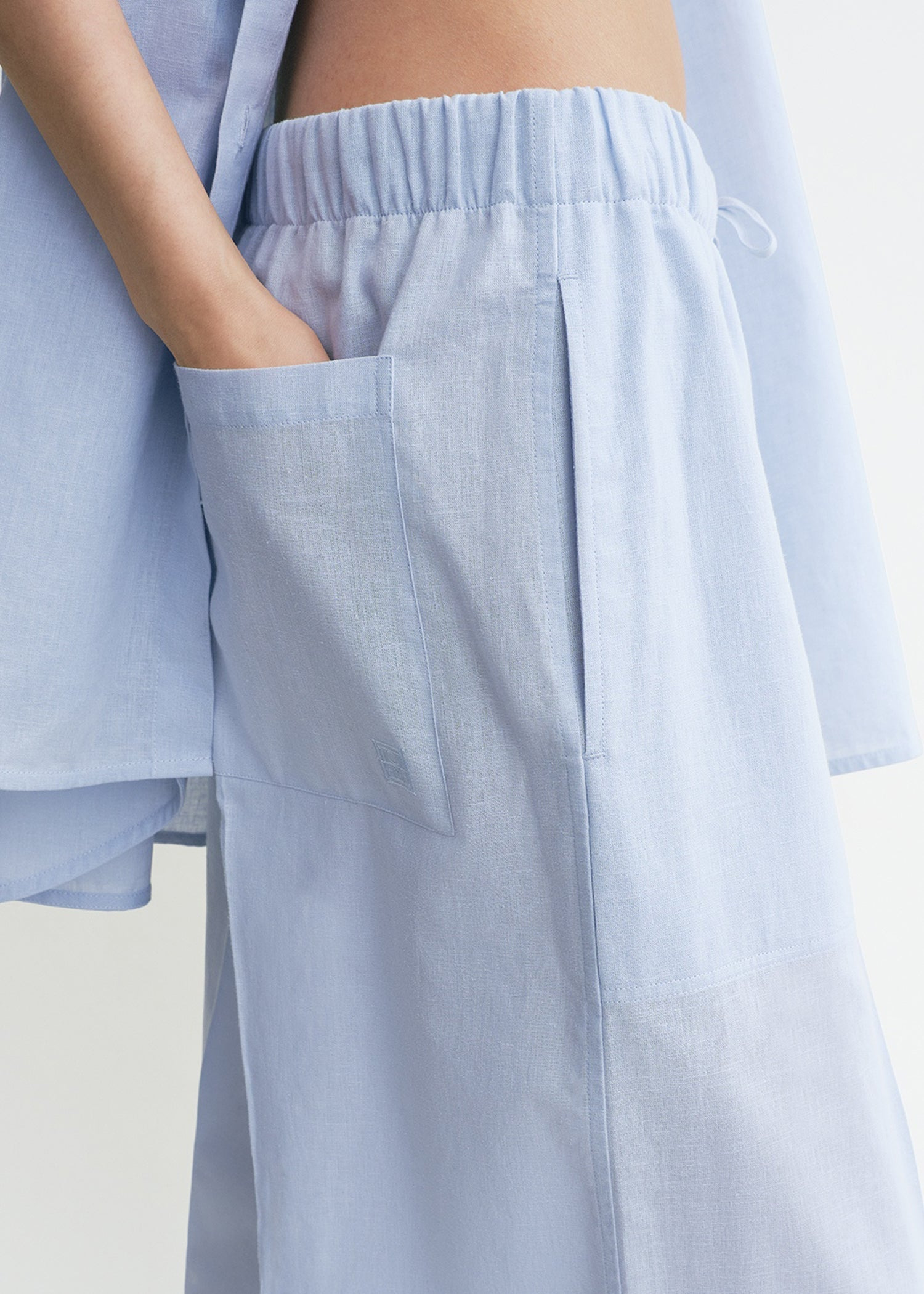 Wide summer trousers sky - 5