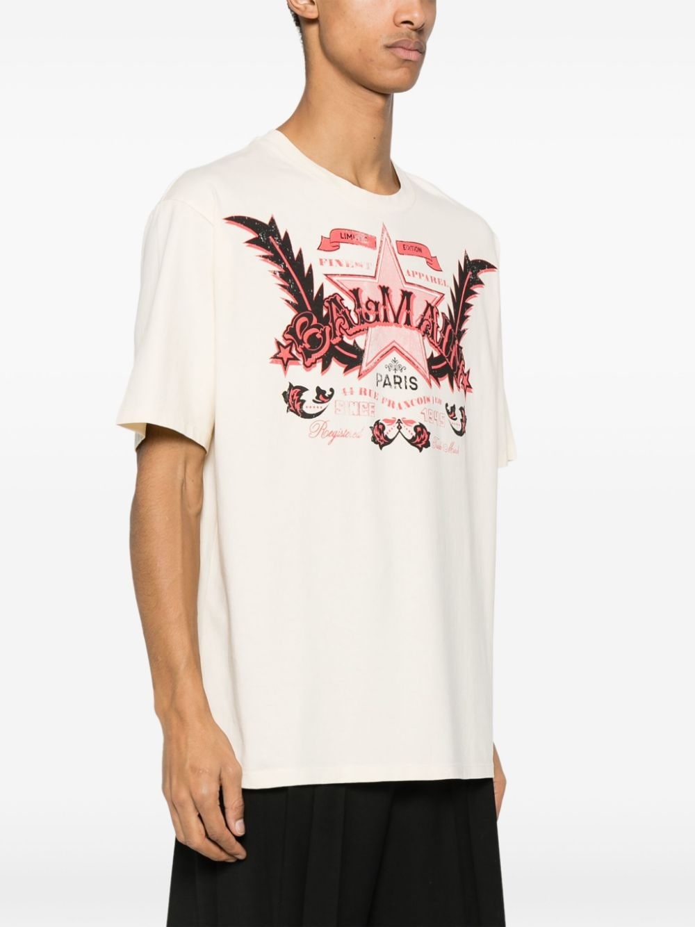 Western-print cotton T-shirt - 3