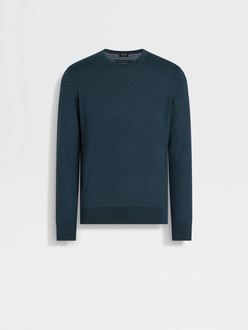 DARK TEAL BLUE MÉLANGE CASHSETA 카드 1