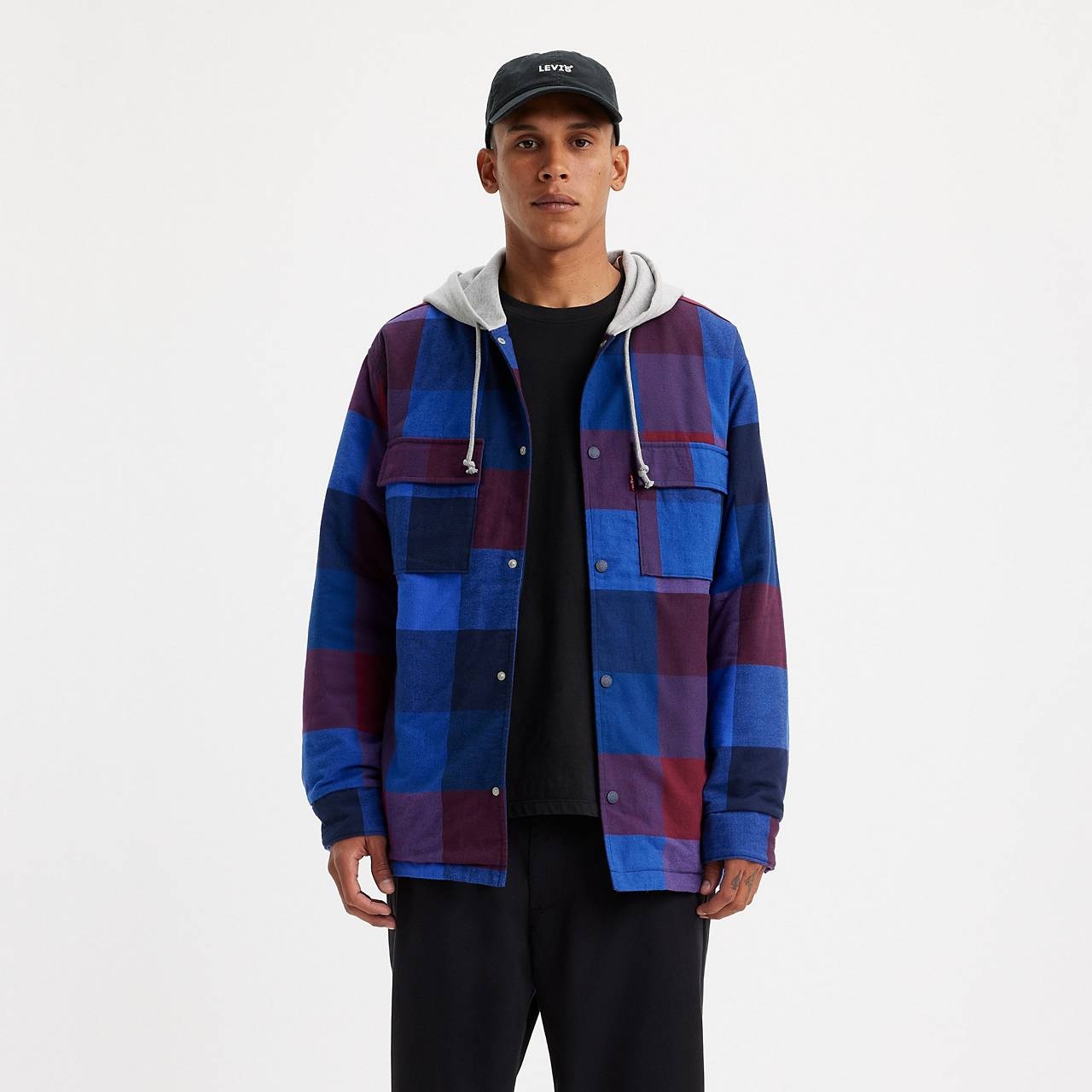 HOODED JACKSON WORKER OVERSHIRT - 2