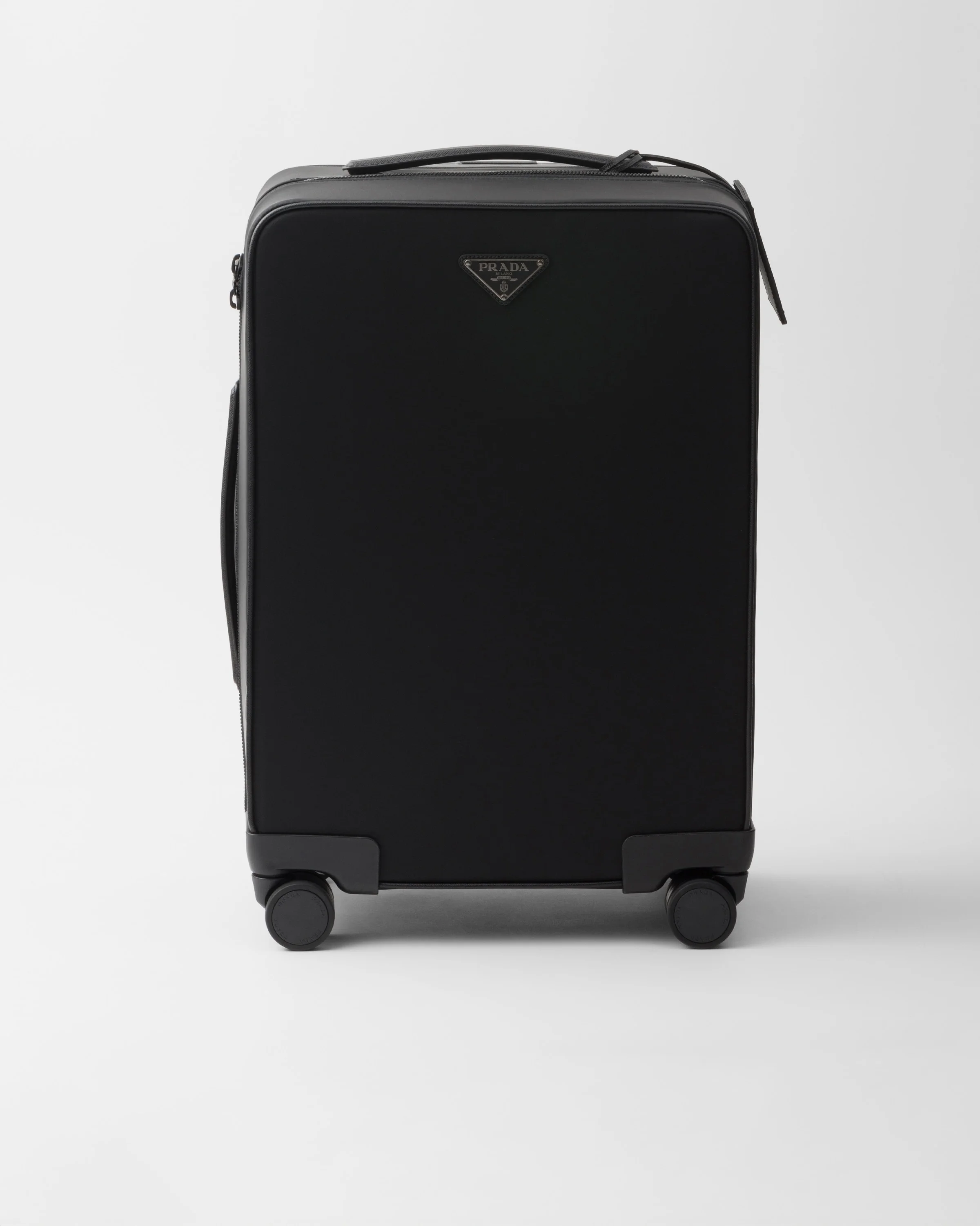 Re-Nylon and Saffiano leather trolley - 1