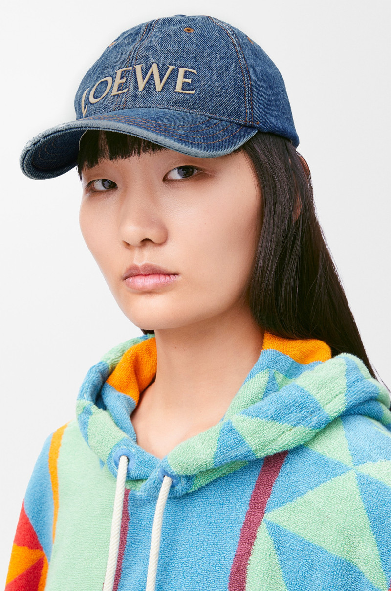 Loewe LOEWE cap in denim outlook