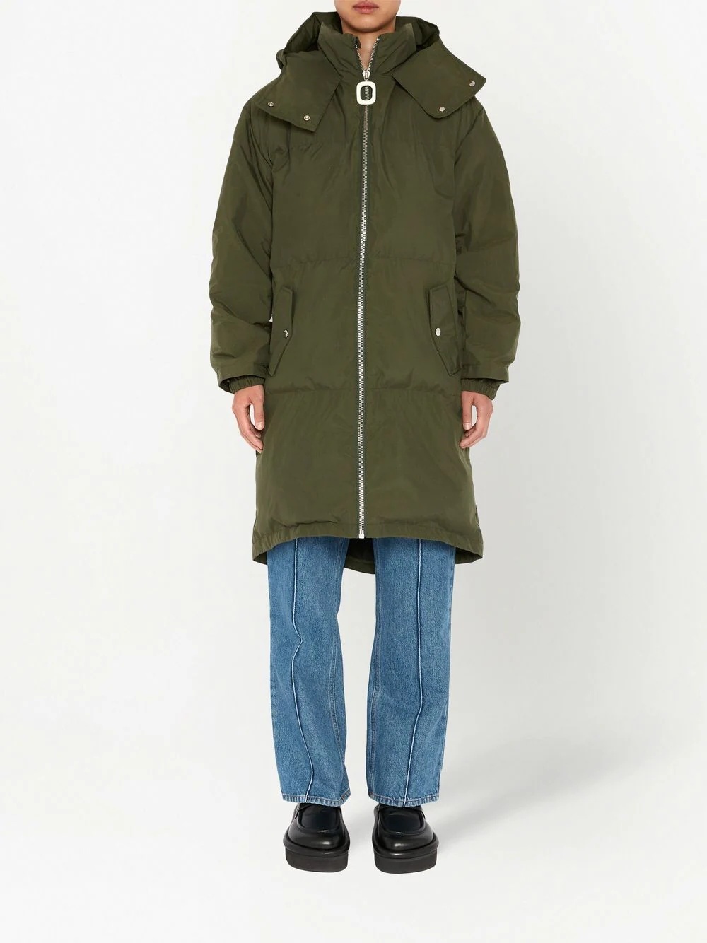 padded hooded coat - 2