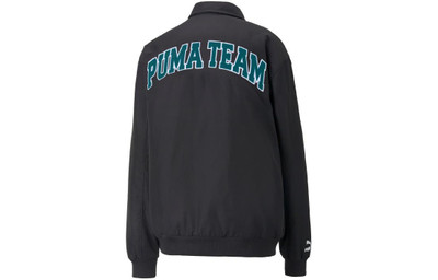 PUMA PUMA Team Bomber Button Down Jacket 'Black' 539272-01 outlook