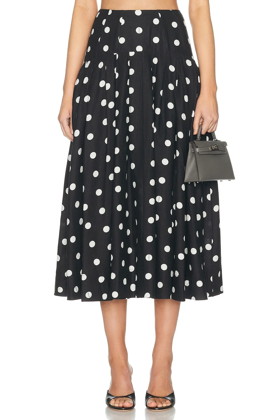 Yasmin Drop Waist Midi Skirt - 1