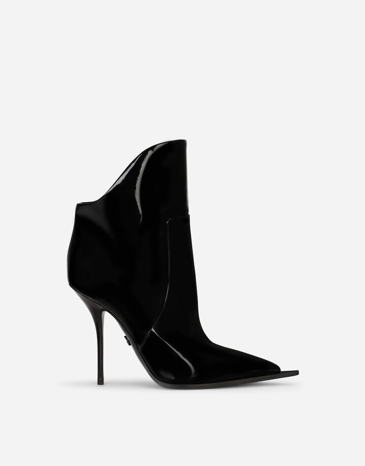 Patent leather ankle boots - 1