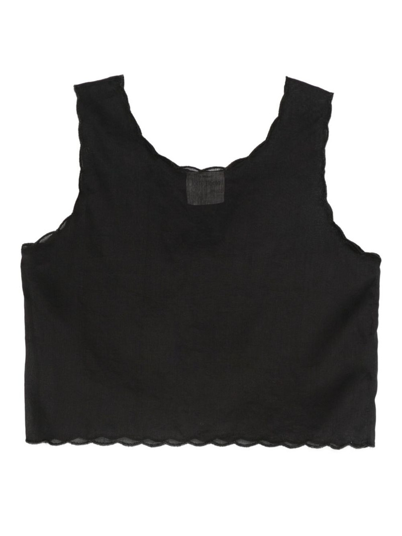 scallop-trim tank top 1