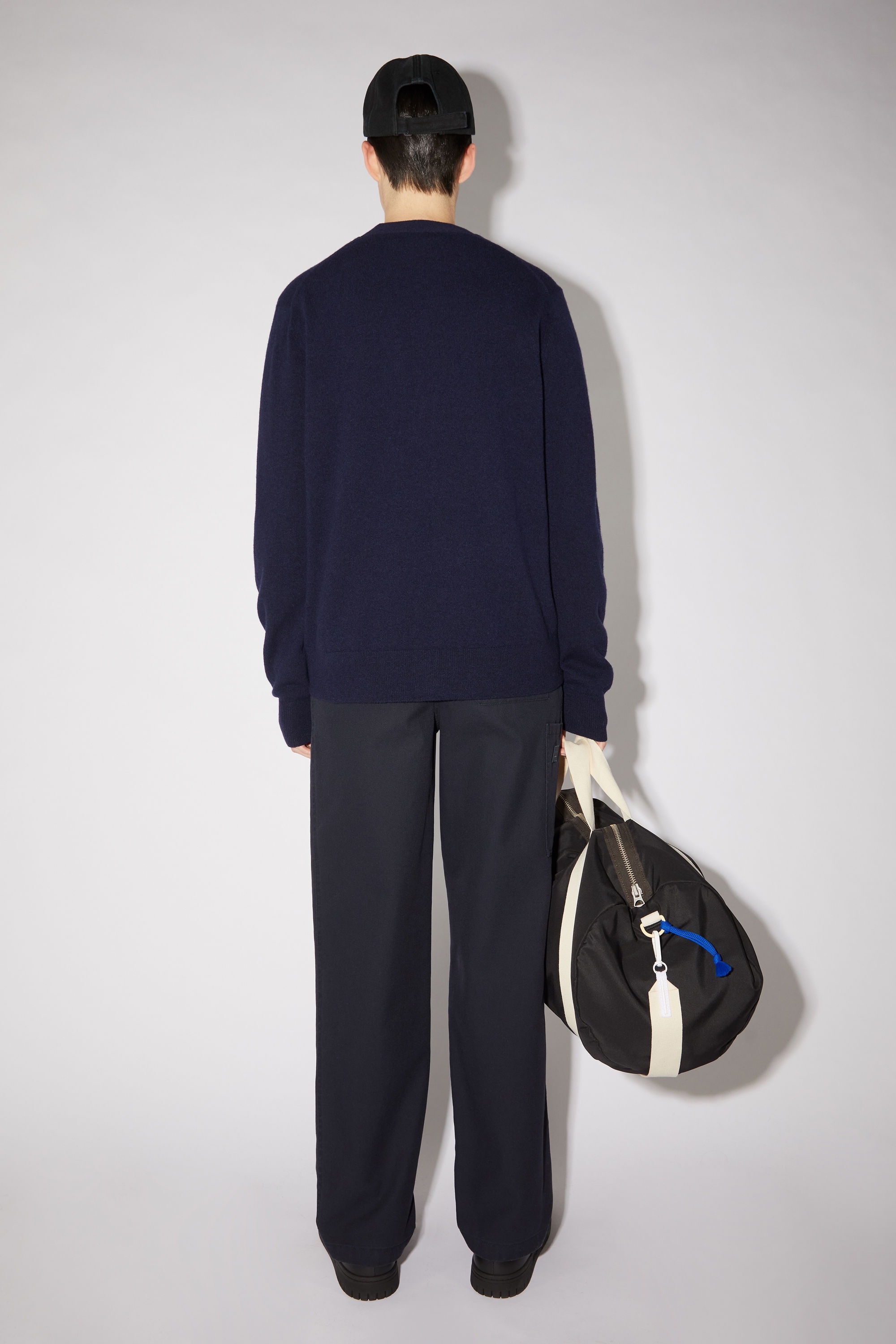V-neck cardigan - Navy - 3
