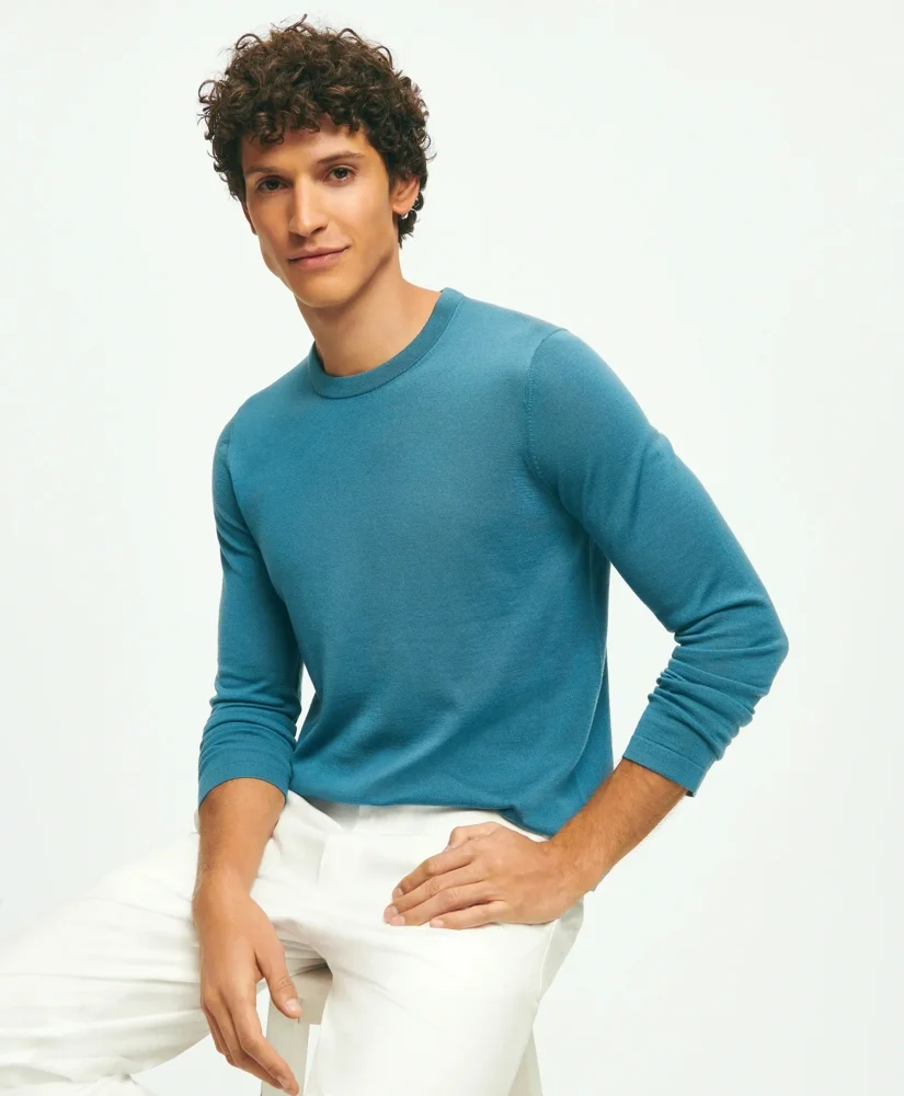 Lightweight Luxe All-Season Sweater, Crewneck - 1