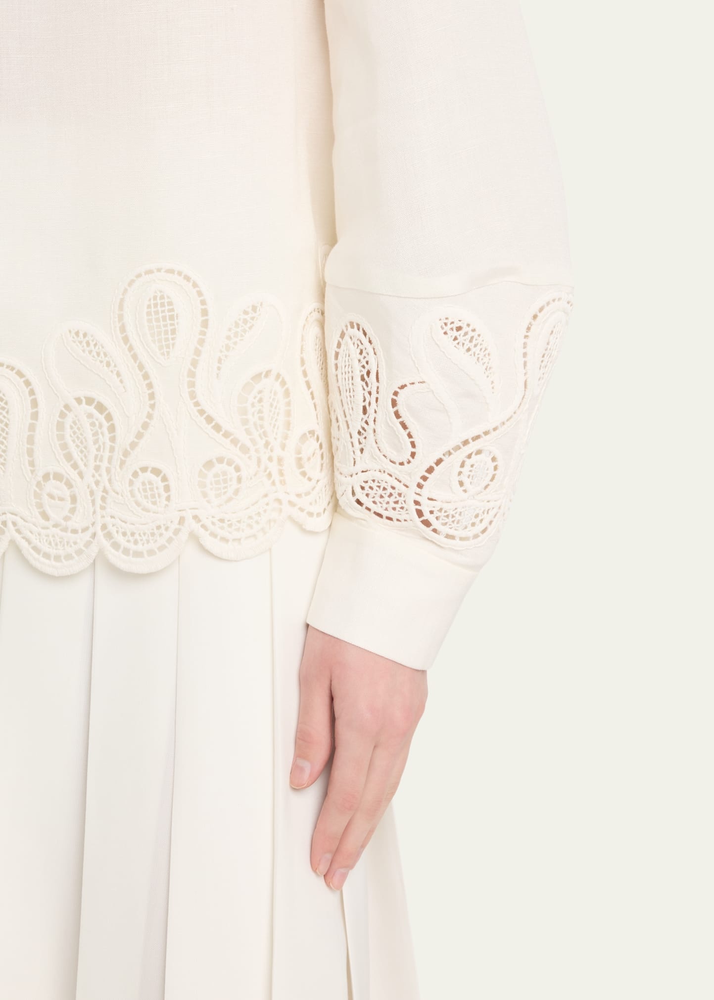 Wendlyn Embroidered Long-Sleeve Top - 5