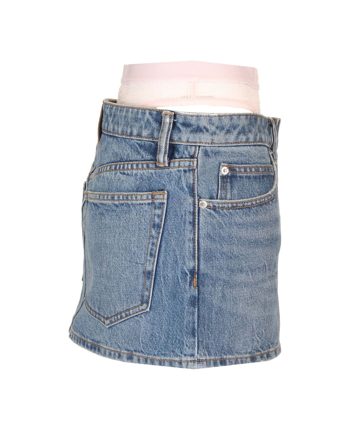 Mini Skirt Prestyle Hotfix Mesh Undie - 3
