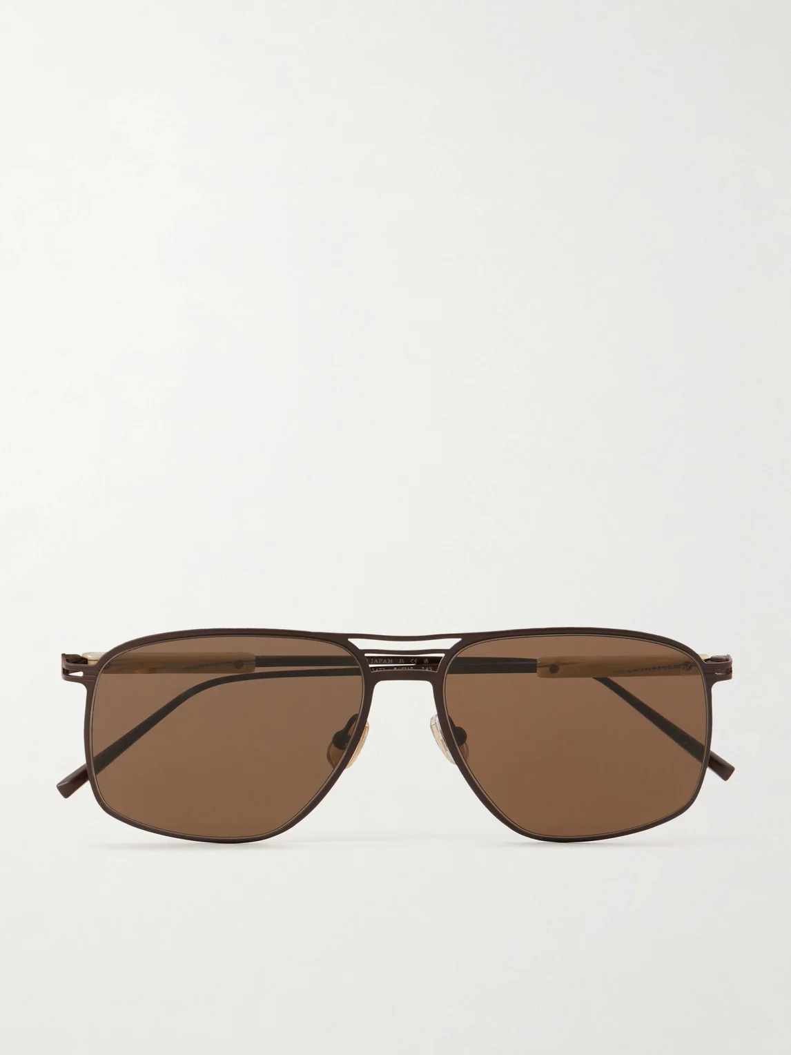 Aviator-Style Titanium Sunglasses - 1