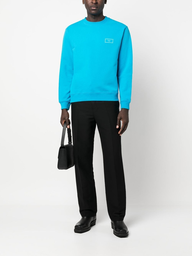 Martine Rose logo-print crew-neck sweatshirt outlook