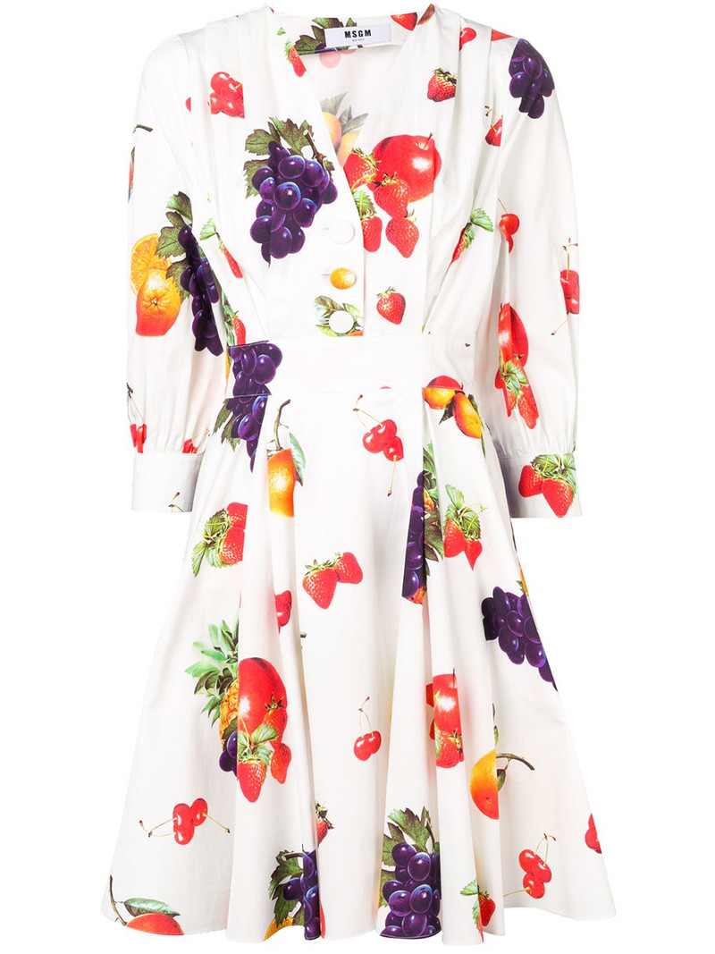 fruit print dress 1