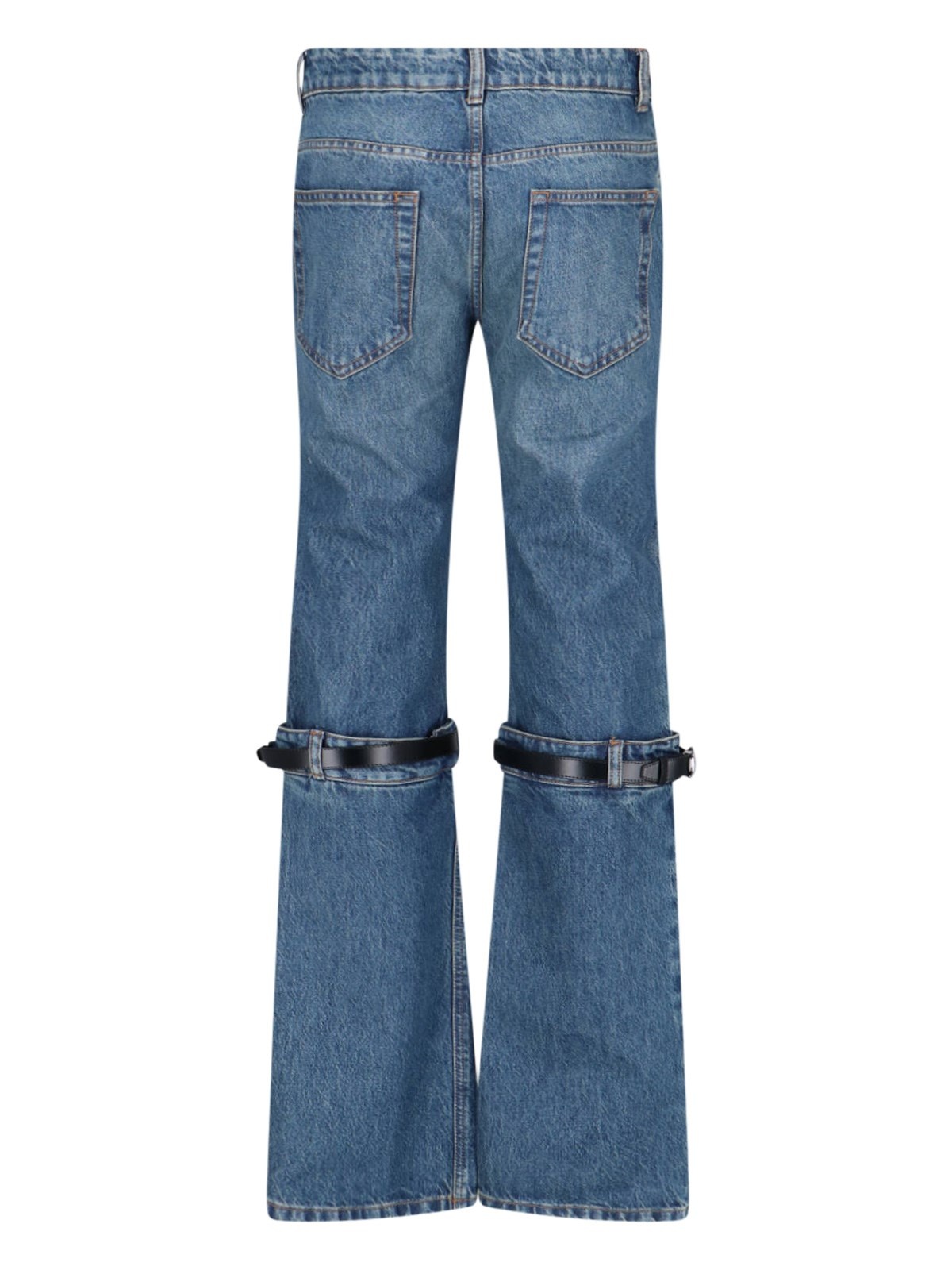 デニム・ジーパン Coperni SS25 'Hybrid' jeans (COPP32F2014 BLU) Coperni Hybrid Jeans | Blue | FARFETCH