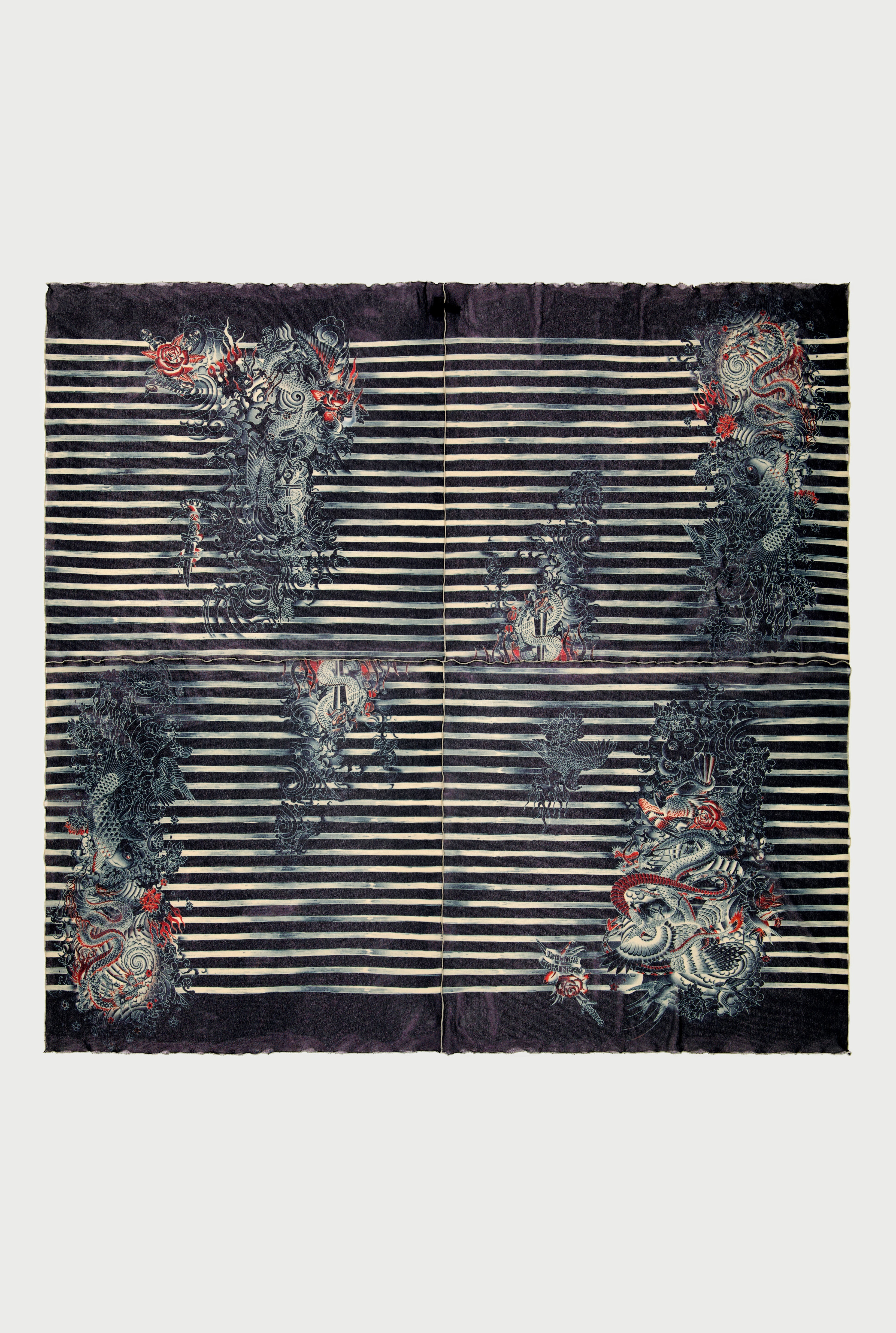 THE BLUE SAILOR TATTOO SARONG - 4