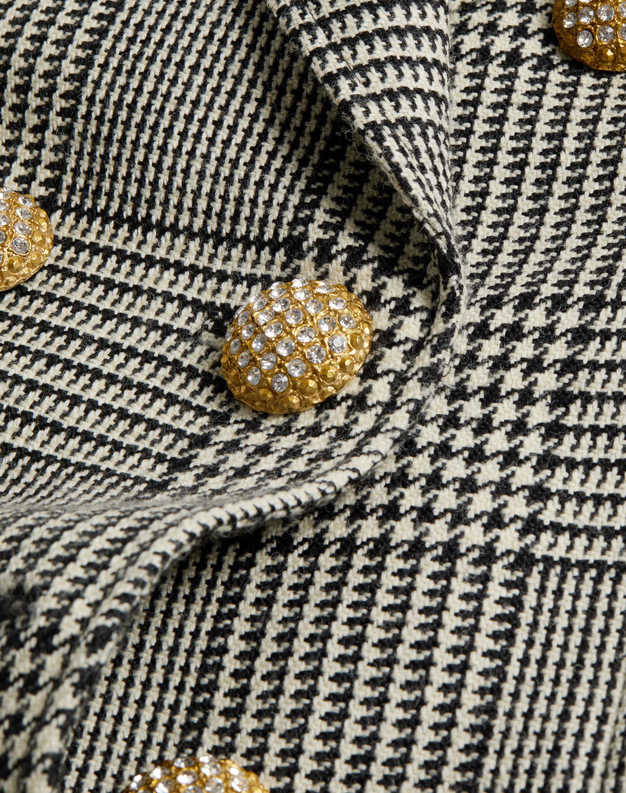 HOUNDSTOOTH WOOL BLAZER - 2