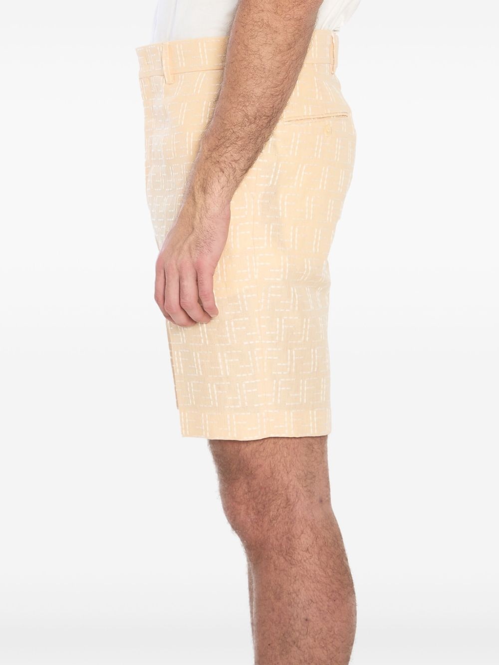 FF-jacquard bermuda shorts - 3