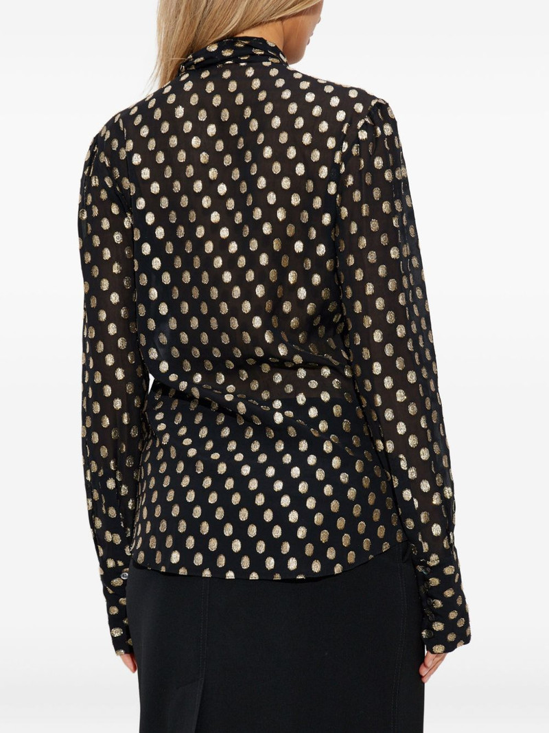 polka-dot tie shirt 4
