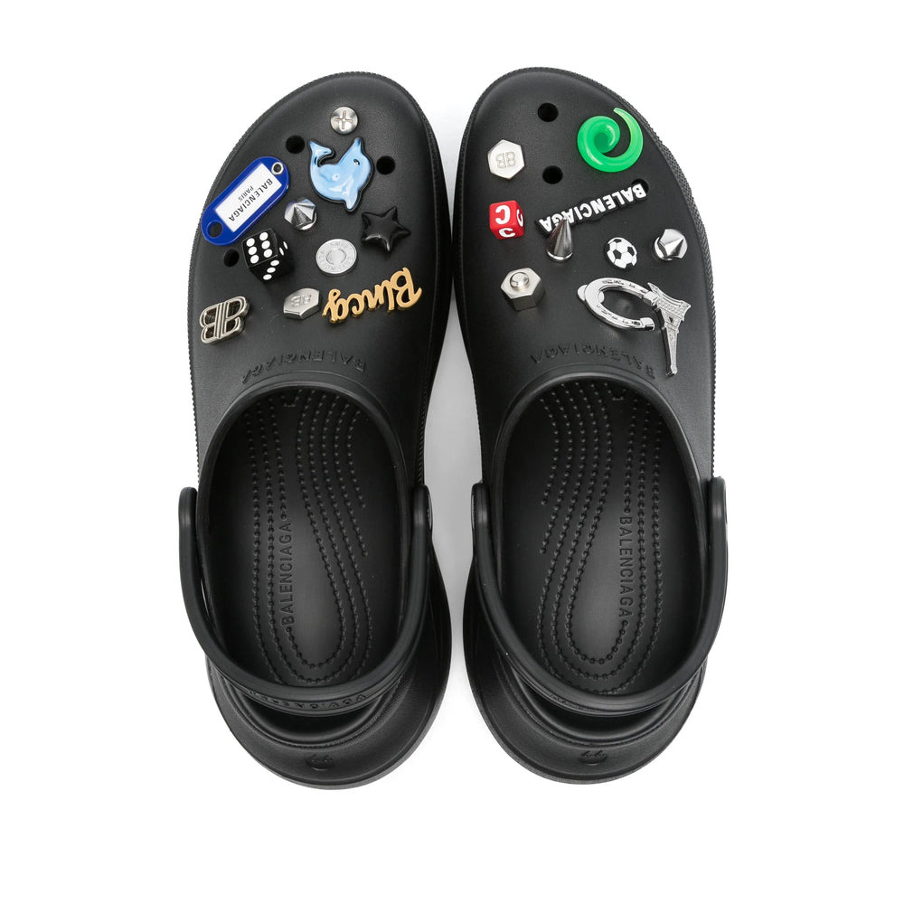 Balenciaga Black Slippers Men - 4