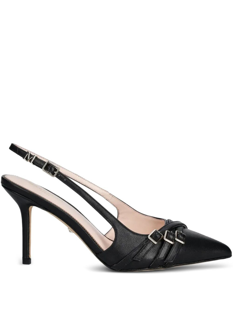 90mm leather slingback pumps 1