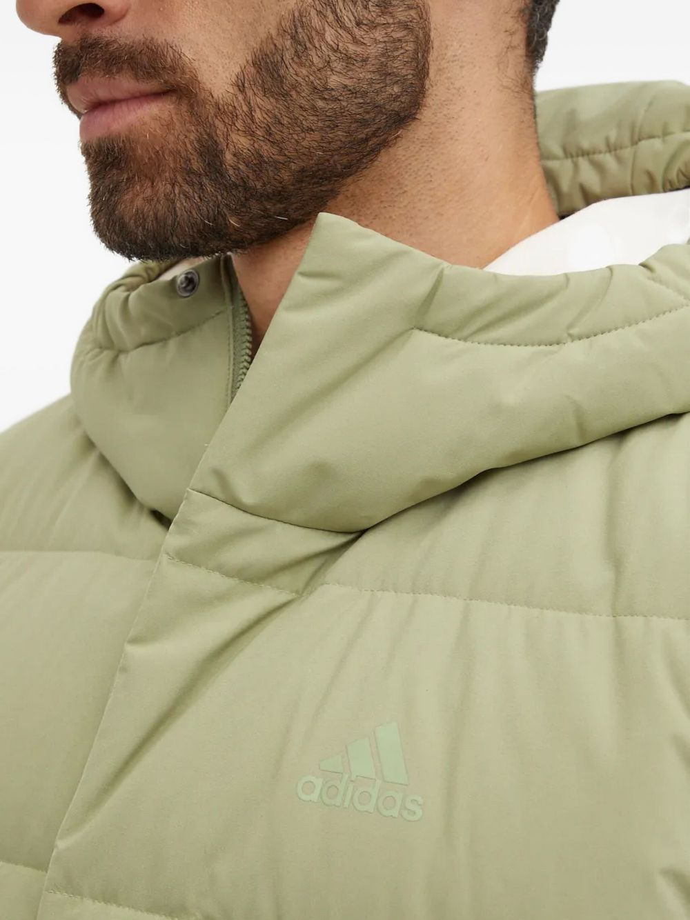 hooded-neck padded gilet - 5