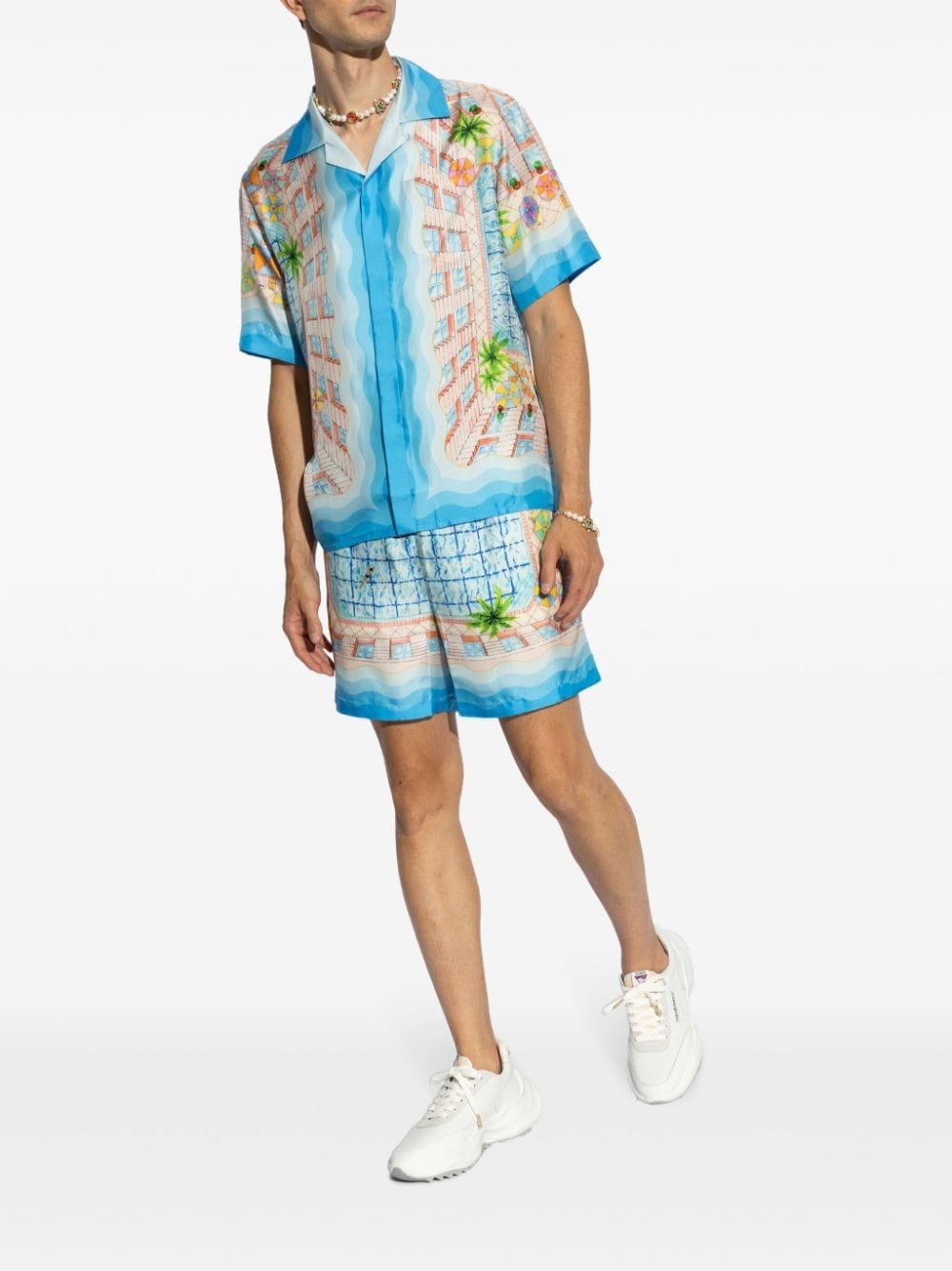 Le Plongeon silk shorts - 2